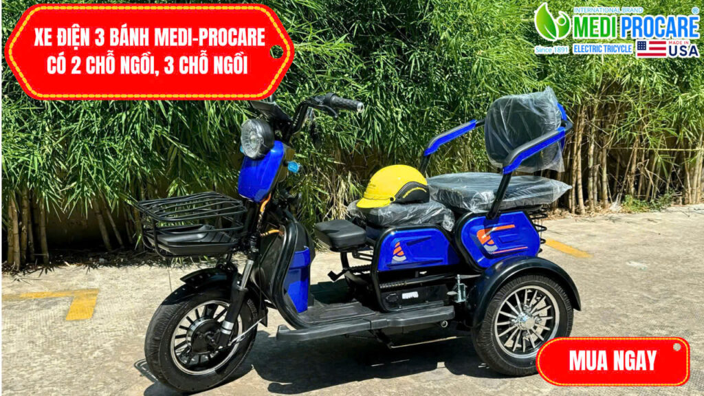 Xe điện 3 bánh MEDI-PROCARE EST115
