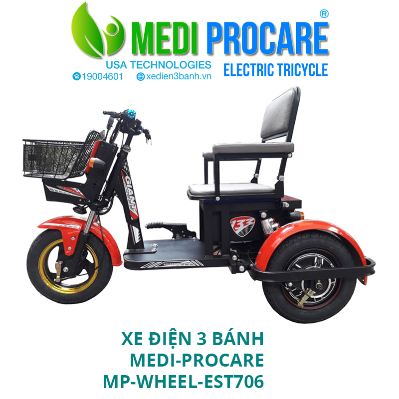 Xe điện 3 bánh MEDI-PROCARE EST706