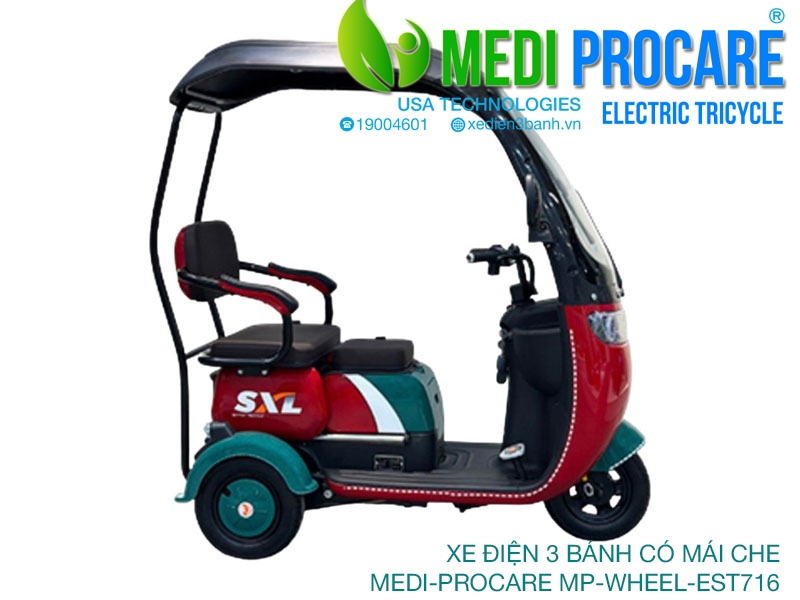 Xe điện 3 bánh MEDI-PROCARE EST716